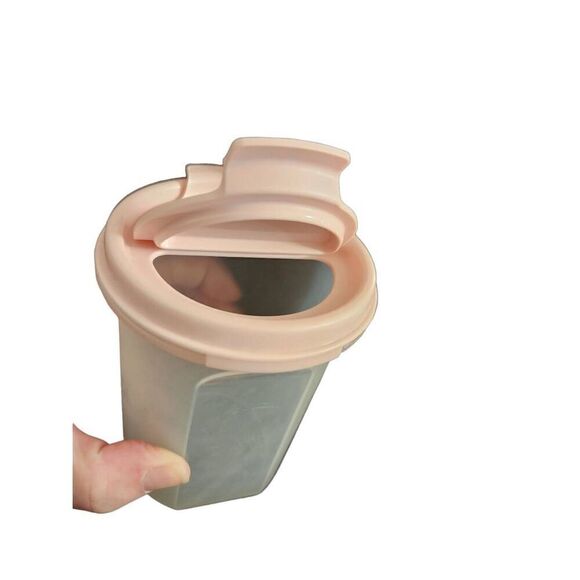 Tupperware Modular Mates with Pink Lids  10 Pc lot. 1615-13 (12 1/4 cups), 1614- - Picture 2 of 3